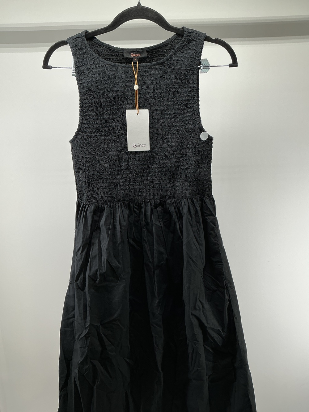 100% Organic Cotton Poplin Boatneck Maxi Dress